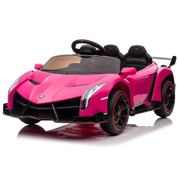 Pink Lamborghini Kids Ride-On Car