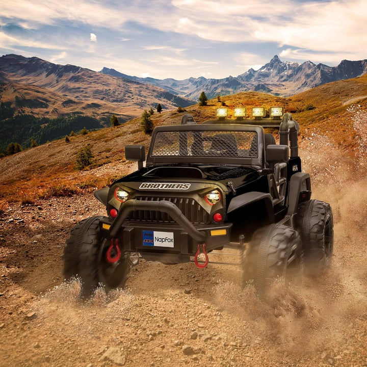 Black Jeep Kids Ride-On Car