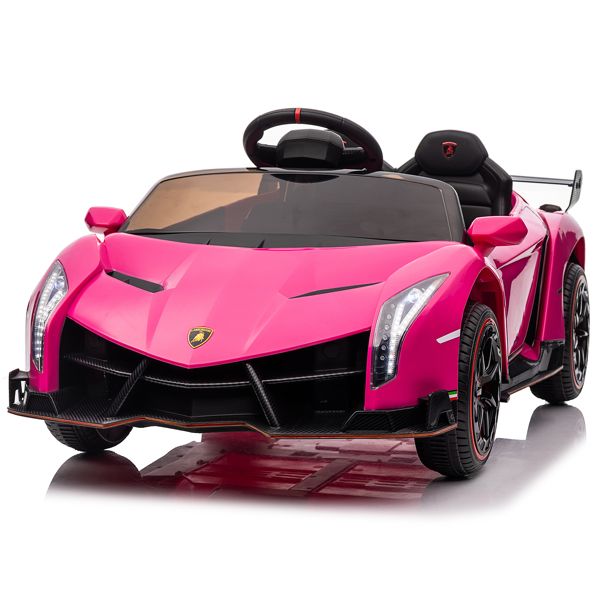 Pink Lamborghini Kids Ride-On Car